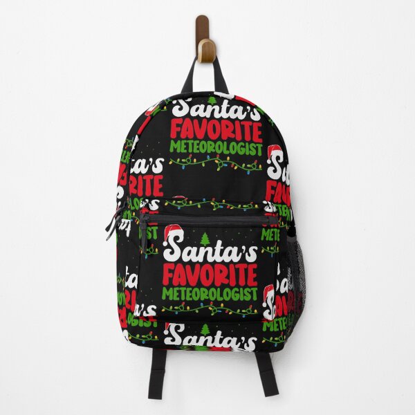 Item preview, Santa's Favorite Meteorologist Weatherman designed and sold by ArtMeetsPizza.