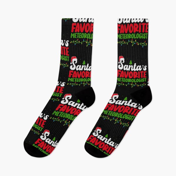 Item preview, Santa's Favorite Meteorologist Weatherman designed and sold by ArtMeetsPizza.