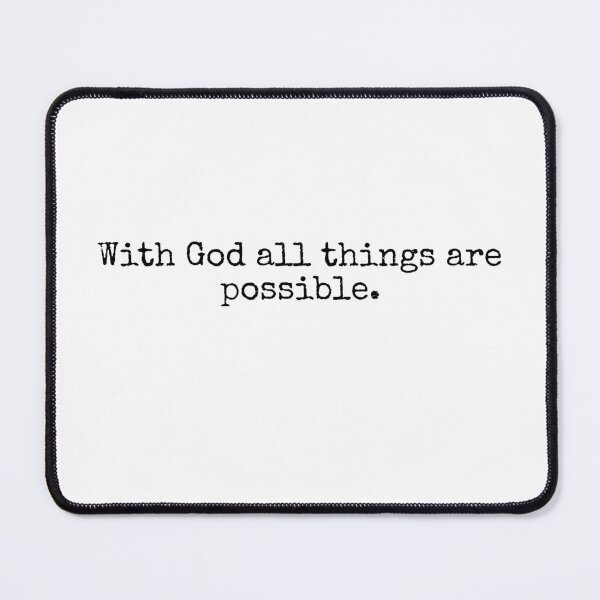 Item preview, With God All Things Are Possible, Christian Women designed and sold by mattlee20.