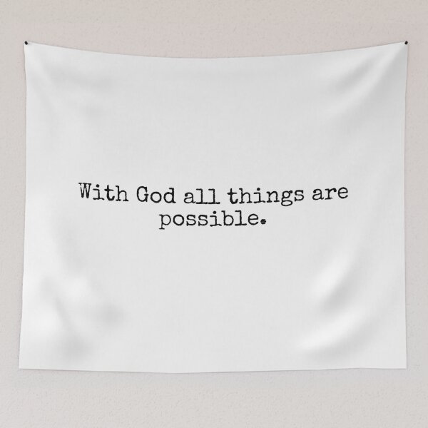 Item preview, With God All Things Are Possible, Christian Women designed and sold by mattlee20.