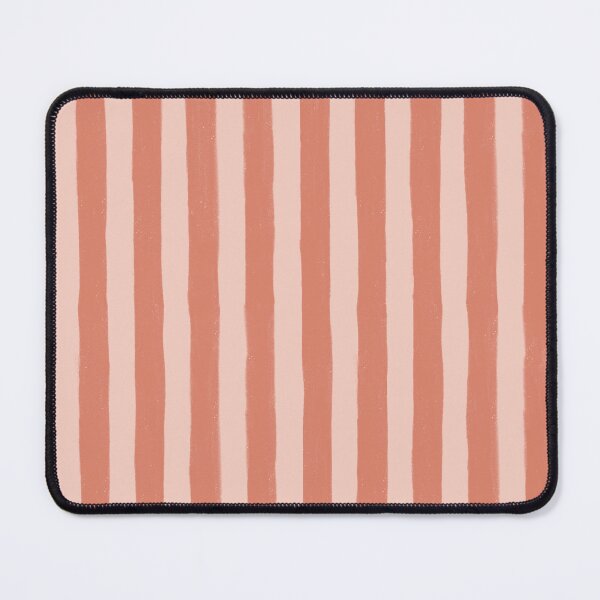 Item preview, Tangerine Orange Organic Textured Stripes designed and sold by min-jung-hwang.