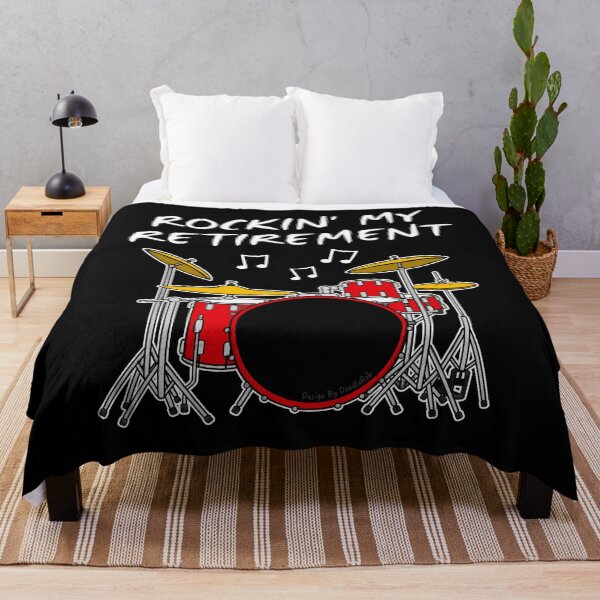 Item preview, Drummer, Rockin' My Retirement, Drum Teacher, Retired Musician designed and sold by doodlerob.