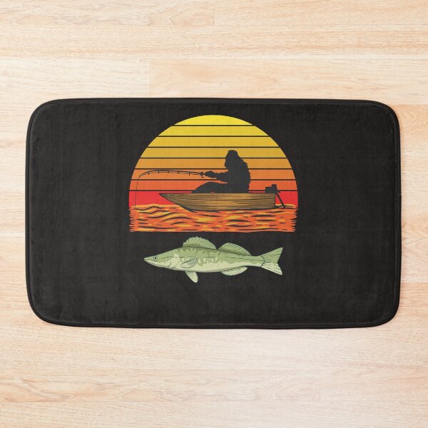 Item preview, Vintage Northern Pike Fishing Bigfoot Hunting Fishermen designed and sold by MrEddie10.