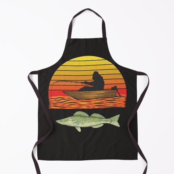 Item preview, Vintage Northern Pike Fishing Bigfoot Hunting Fishermen designed and sold by MrEddie10.