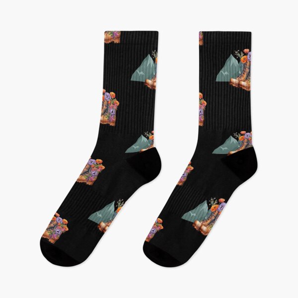 Item preview, Wildflowers in Hiking Boots designed and sold by Daria-Shop.