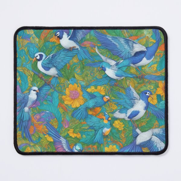 Item preview, Bevy blue birds designed and sold by PatDoArt.