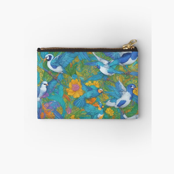 Item preview, Bevy blue birds designed and sold by PatDoArt.