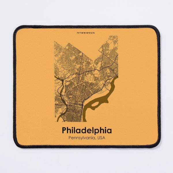 Item preview, Philadelphia, Pennsylvania, USA, City Road Map designed and sold by 2BROSMAPS1.