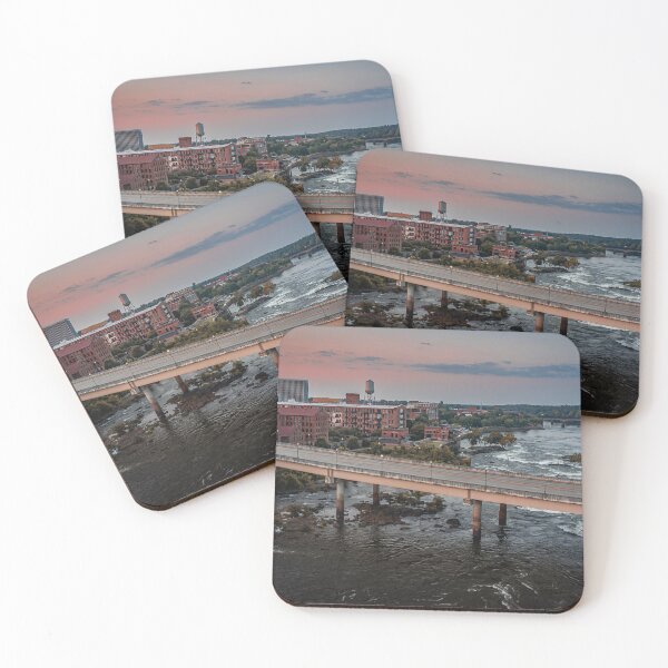 Item preview, Columbus Georgia Skyline Aerial View of City at Sunrise designed and sold by JakeRhodes.