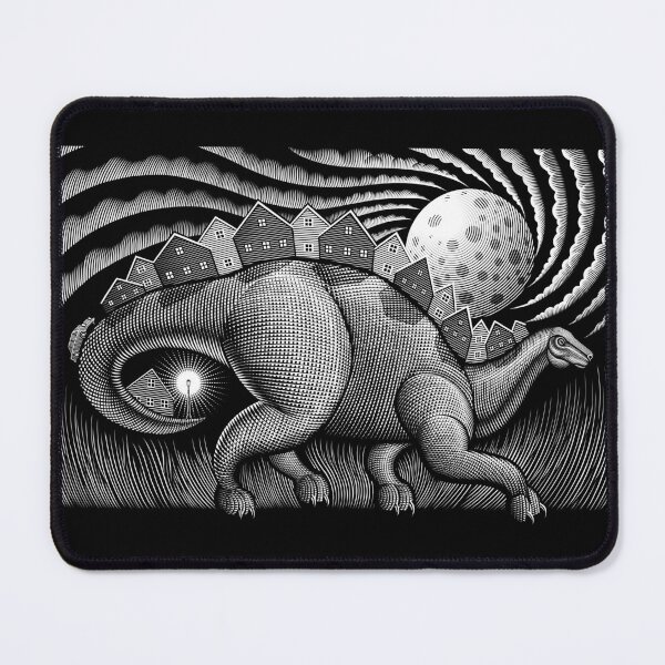 Item preview, "Suburban Stroll" black and white designed and sold by Matt Curtis.