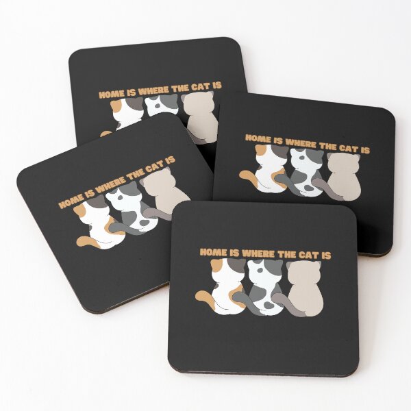 Item preview, Cat slave - Home is where the cat is designed and sold by mamacub.