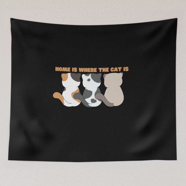 Item preview, Cat slave - Home is where the cat is designed and sold by mamacub.