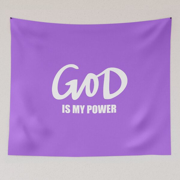 Item preview, God is my power designed and sold by DabGraphic.