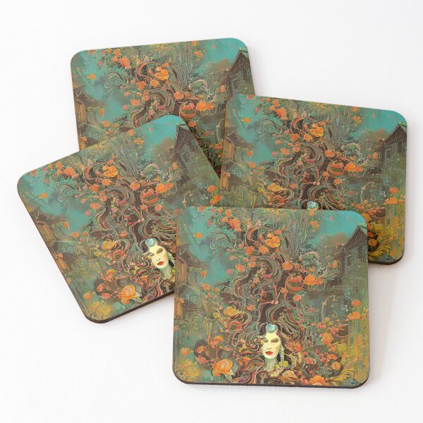 Item preview, Blooming Mind Vintage Abstract Art  designed and sold by Witty Shirts.