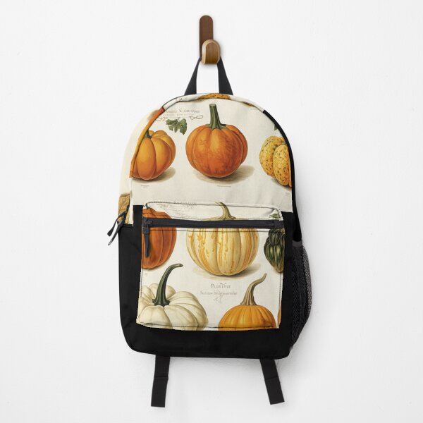 Item preview, Cosecha de otoño Campo de calabaza naranja huerto de calabazas ilustración botánica designed and sold by OliveAndSnow.
