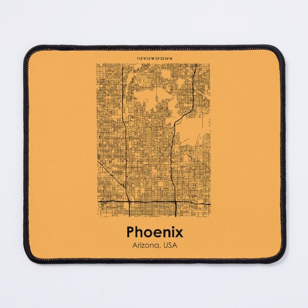 Item preview, Phoenix, Arizona, USA, City Road Map designed and sold by 2BROSMAPS1.