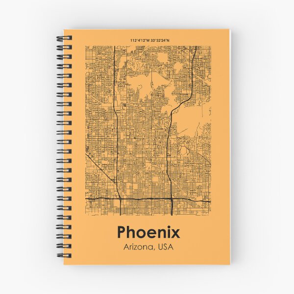 Item preview, Phoenix, Arizona, USA, City Road Map designed and sold by 2BROSMAPS1.