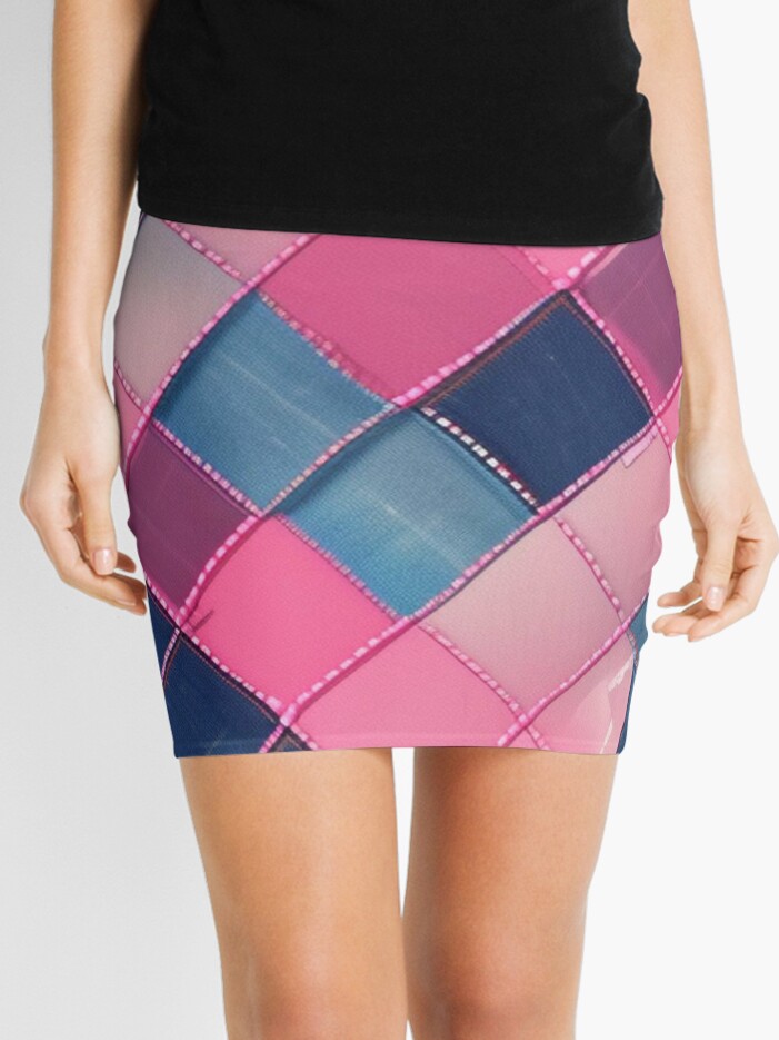 Pink pencil skirt outlet quilt