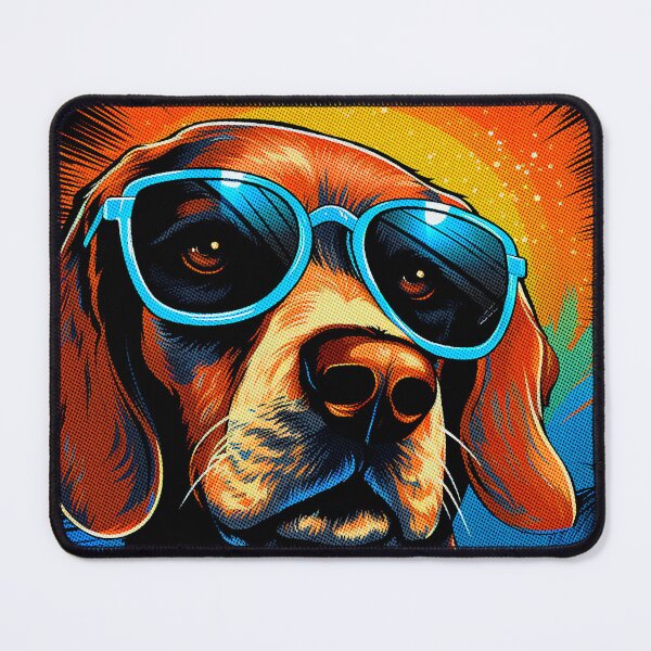 Item preview, Cool Beagle Puppy in Sunglasses Vibes - Dog Lover Fun designed and sold by WILDEVIOLET.