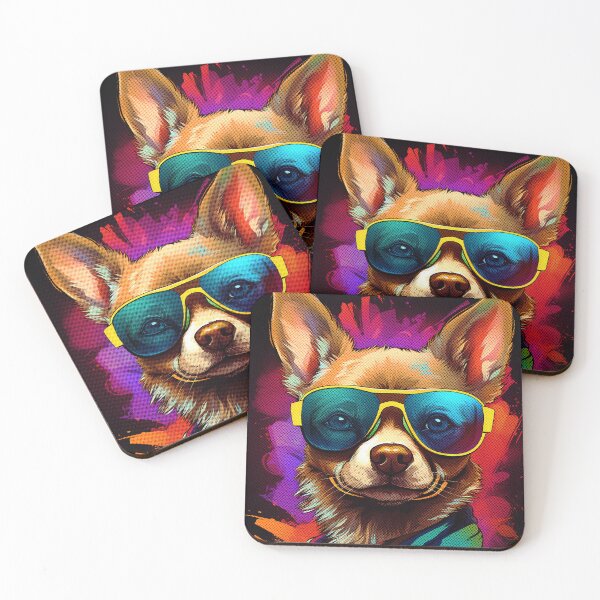 Item preview, Cool Chihuahua Puppy in Sunglasses Vibes - Dog Lover Fun  designed and sold by WILDEVIOLET.