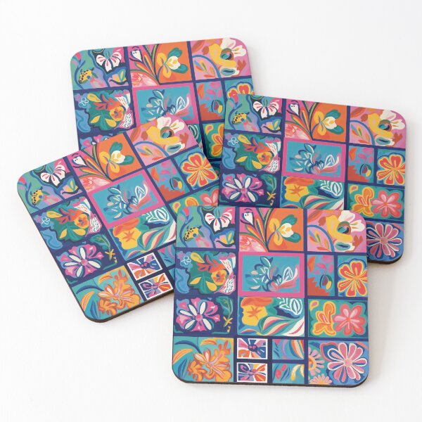 Item preview, Vibrant Mosaic of Nature: A Colorful Floral Collage designed and sold by 21 Tulips.