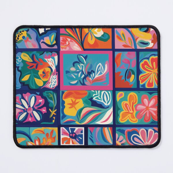 Item preview, Vibrant Mosaic of Nature: A Colorful Floral Collage designed and sold by 21 Tulips.