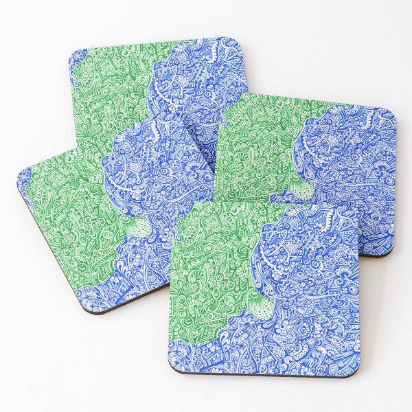 Item preview, Blue and Green swirl designed and sold by livkelsallart.