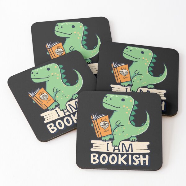 Item preview, Funny Dinosaurs Reading and says Im Bookish Trex Book addicts, Book lovers designed and sold by OlivedesignsIN.