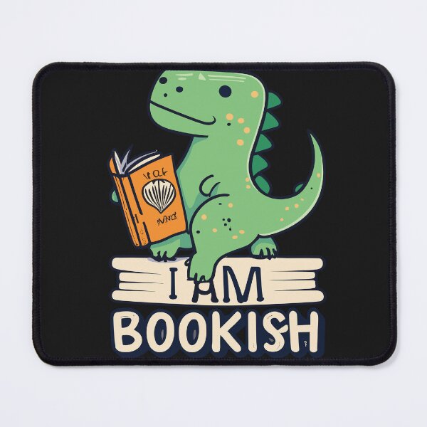 Item preview, Funny Dinosaurs Reading and says Im Bookish Trex Book addicts, Book lovers designed and sold by OlivedesignsIN.