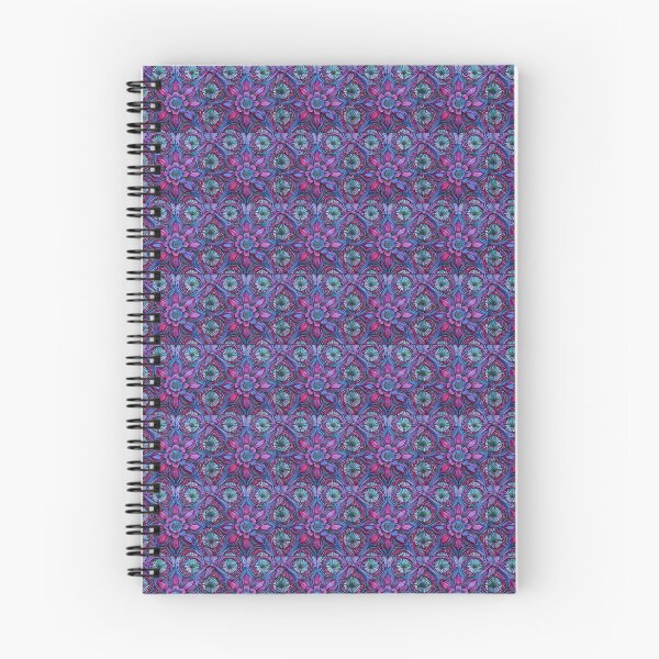Item preview, Purple flower pattern designed and sold by CuteCreature.