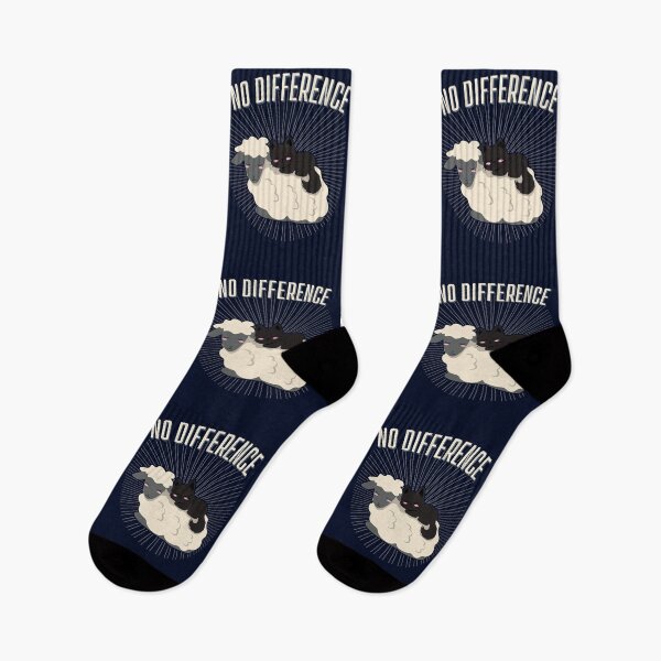Item preview, No Difference, Sheep and Cat - Vegan For The Animals designed and sold by GreenSlate.