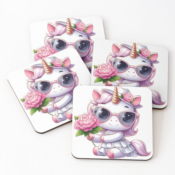 Item preview, Cute unicorn with peony  designed and sold by AnetArtStore.