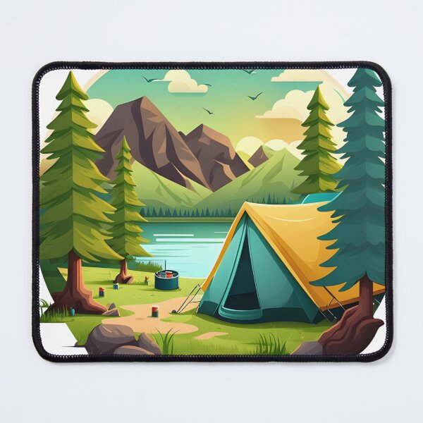 Item preview, Camping Tent in the Mountains designed and sold by KSimpson838.