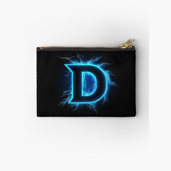 Item preview, Blue Neon Letter D designed and sold by FireFXStudio.