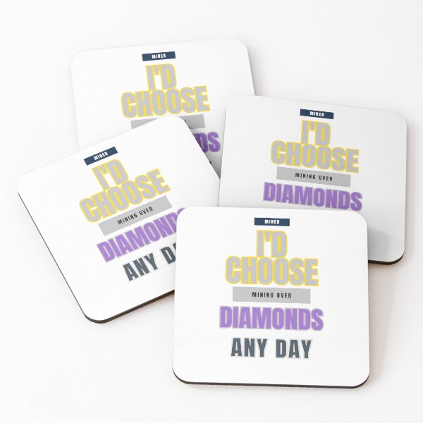 Item preview, Mining Over Diamonds: A Gamer's Choice designed and sold by DesignSwirl.