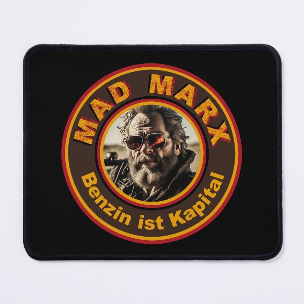 Artikelvorschau, Mad Marx „Benzin ist Kapital“ entworfen und verkauft von Aviador.