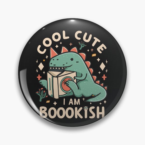 Item preview, Cool Cute Dinosaurs Reading and says Im Bookish Trex Book addicts, Book lovers designed and sold by OlivedesignsIN.