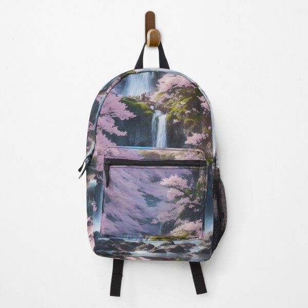 Item preview, Waterfall and cherry blossom designed and sold by PatDoArt.