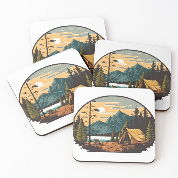 Item preview, Camping Tent in the Woods designed and sold by KSimpson838.