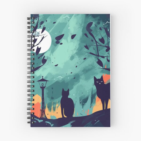 Item preview, Scary Cats at Night designed and sold by Hashola Designs.