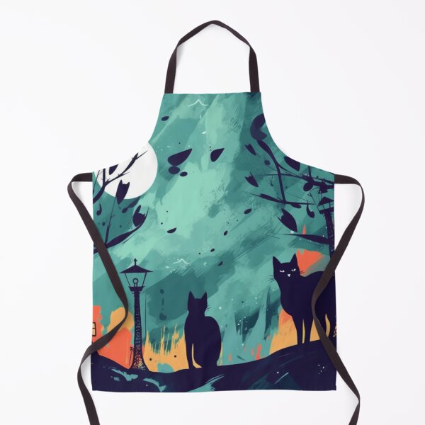 Item preview, Scary Cats at Night designed and sold by Hashola Designs.
