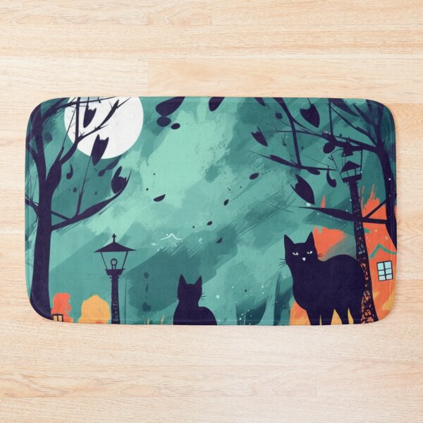Item preview, Scary Cats at Night designed and sold by Hashola Designs.