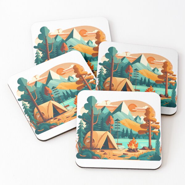 Item preview, Camping Tent in the Woods designed and sold by KSimpson838.