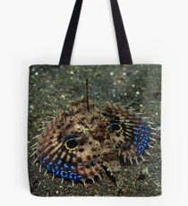 Watching fin eyes Tote Bag