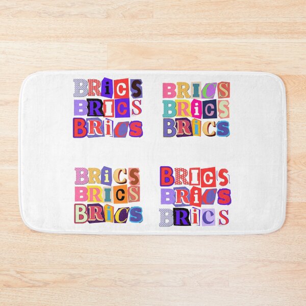 Item preview, The word BRICS made up of cut out letters designed and sold by studio468.