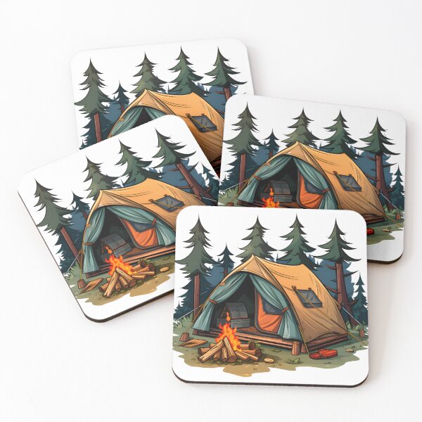 Item preview, Camping Tent & Trees designed and sold by KSimpson838.