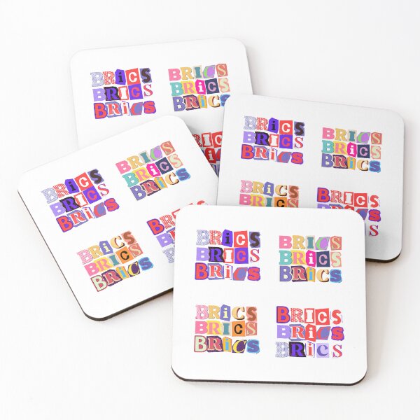 Item preview, The word BRICS made up of cut out letters designed and sold by studio468.