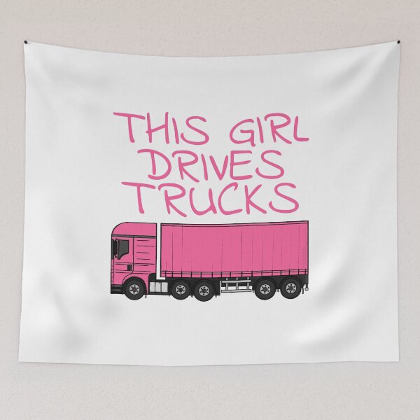 Item preview, Female Lorry Driver, This Girl Drives Trucks designed and sold by doodlerob.