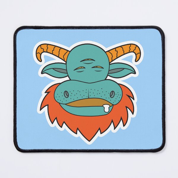 Item preview, MUNSTA - Sleepy Teal Monster designed and sold by OWLSTANDING.