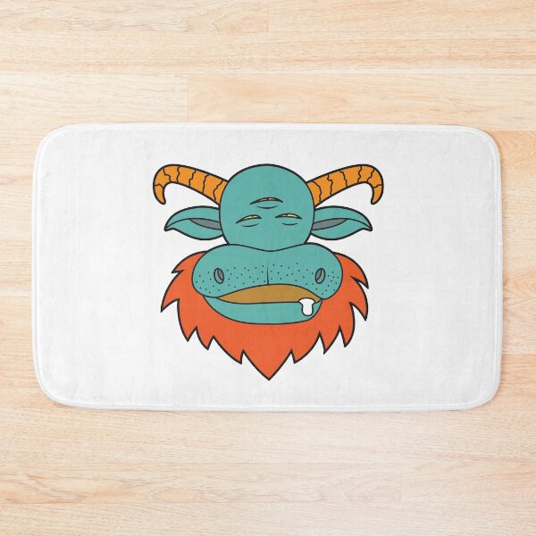Item preview, MUNSTA - Sleepy Teal Monster designed and sold by OWLSTANDING.